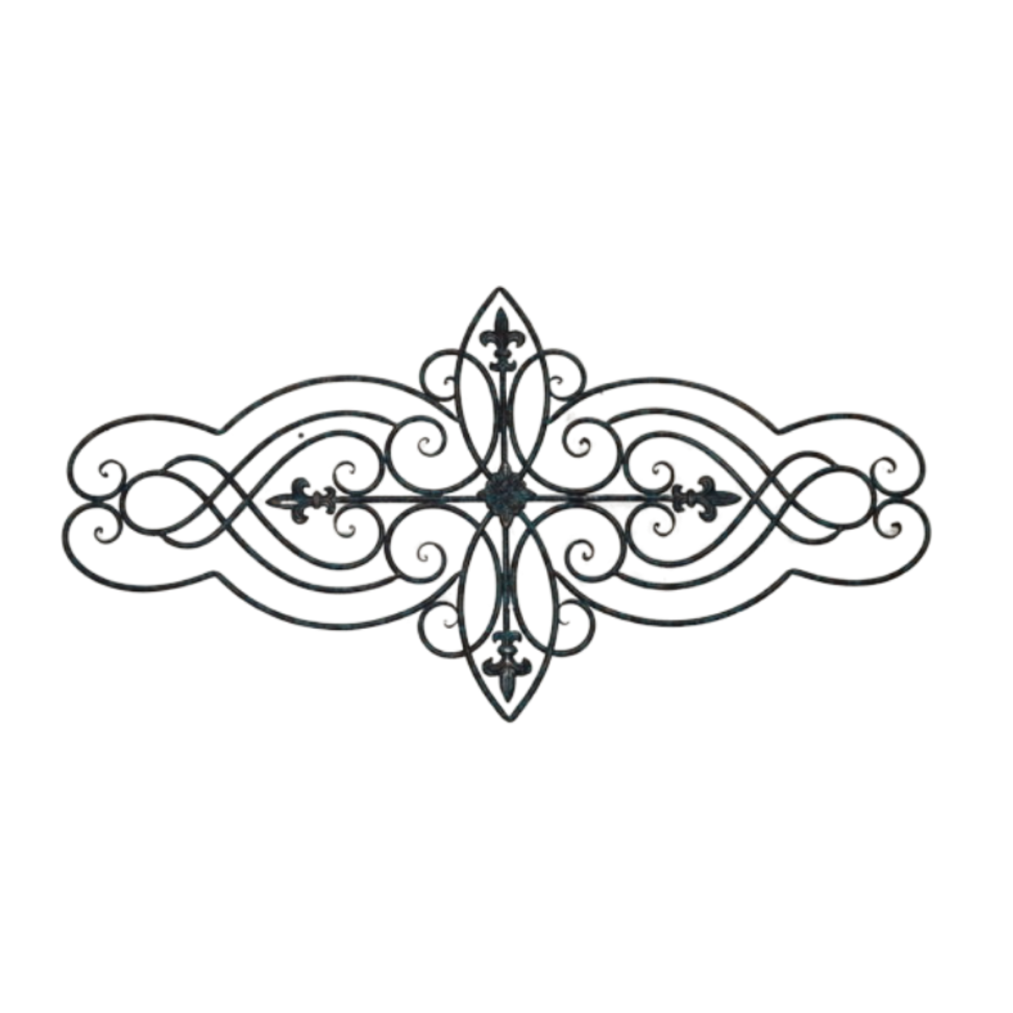 Wall Art, Abstract Metal Decorative - Antique Brown