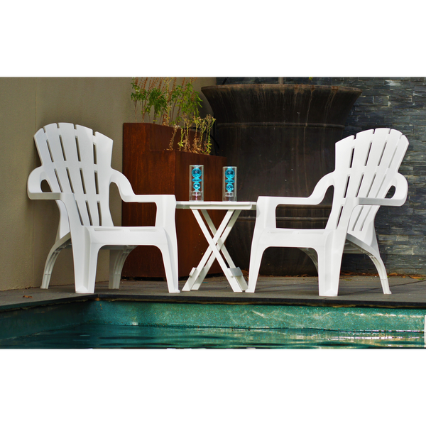 Plastic adirondack chair white deals