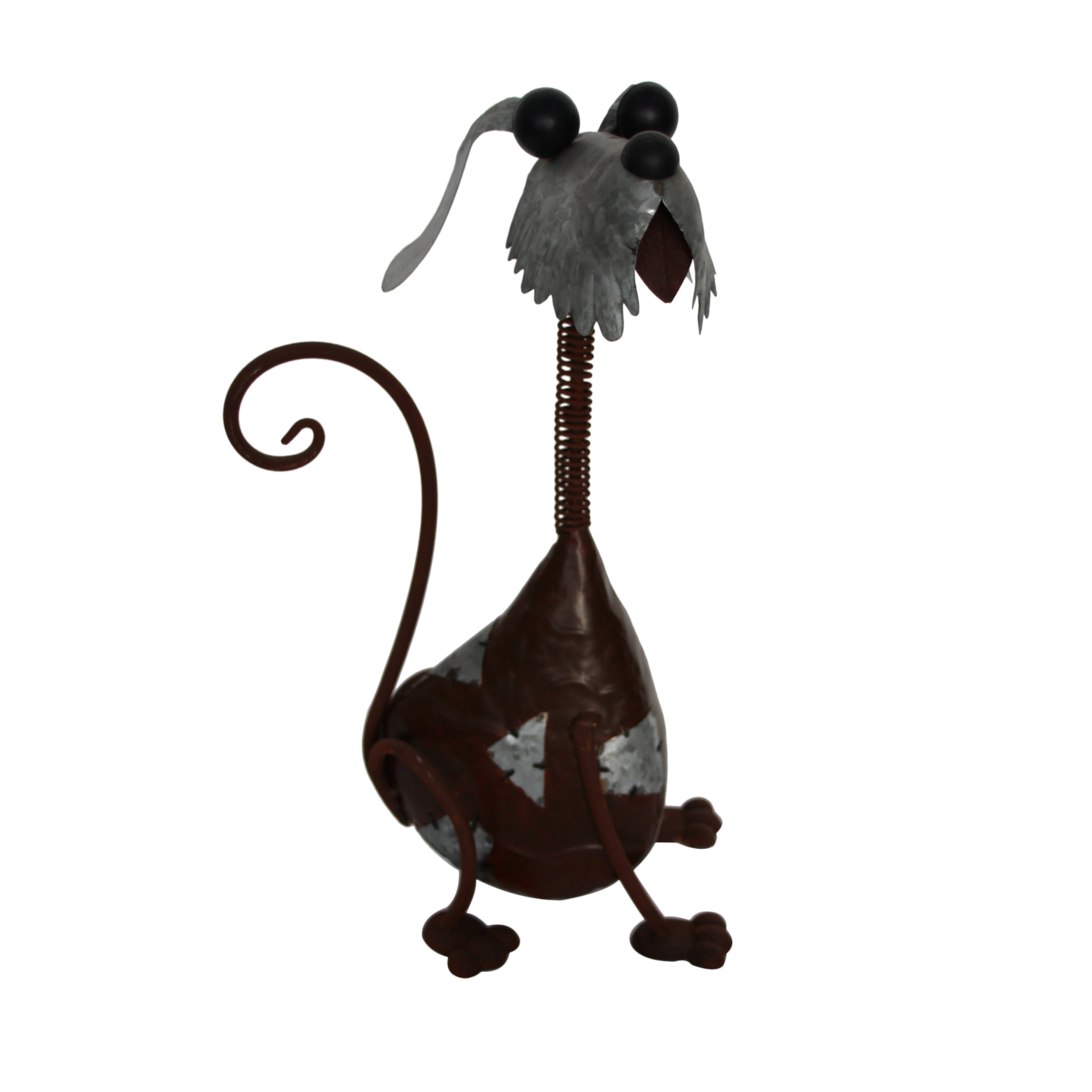 Metal Dog Art Sculpture