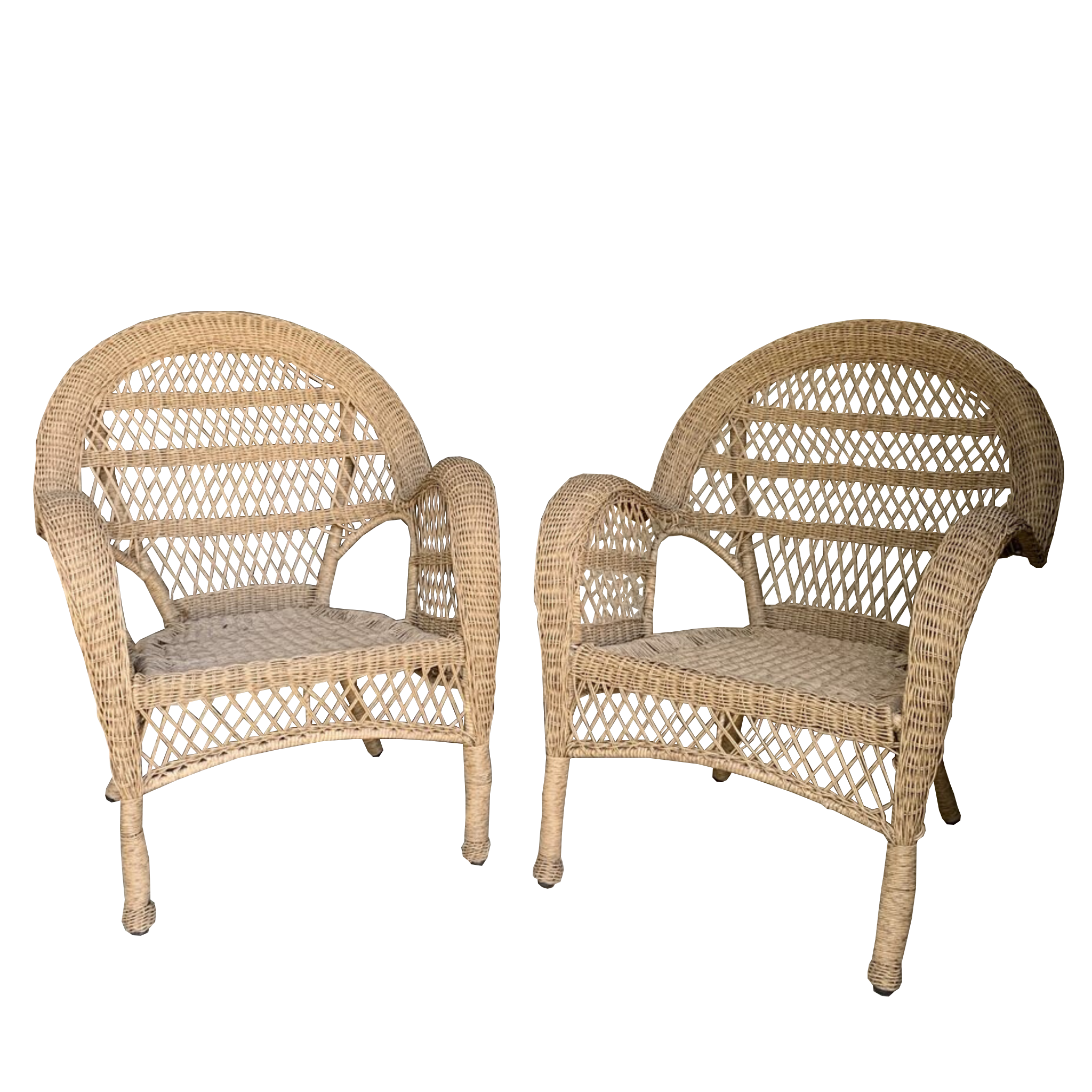 Province Poly Wicker Cane Weatherproof Outdoor chair