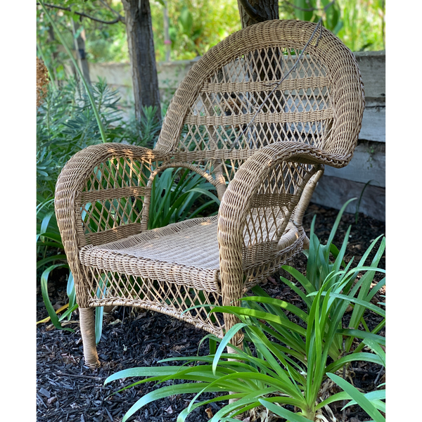 Poly rattan garden chairs deals