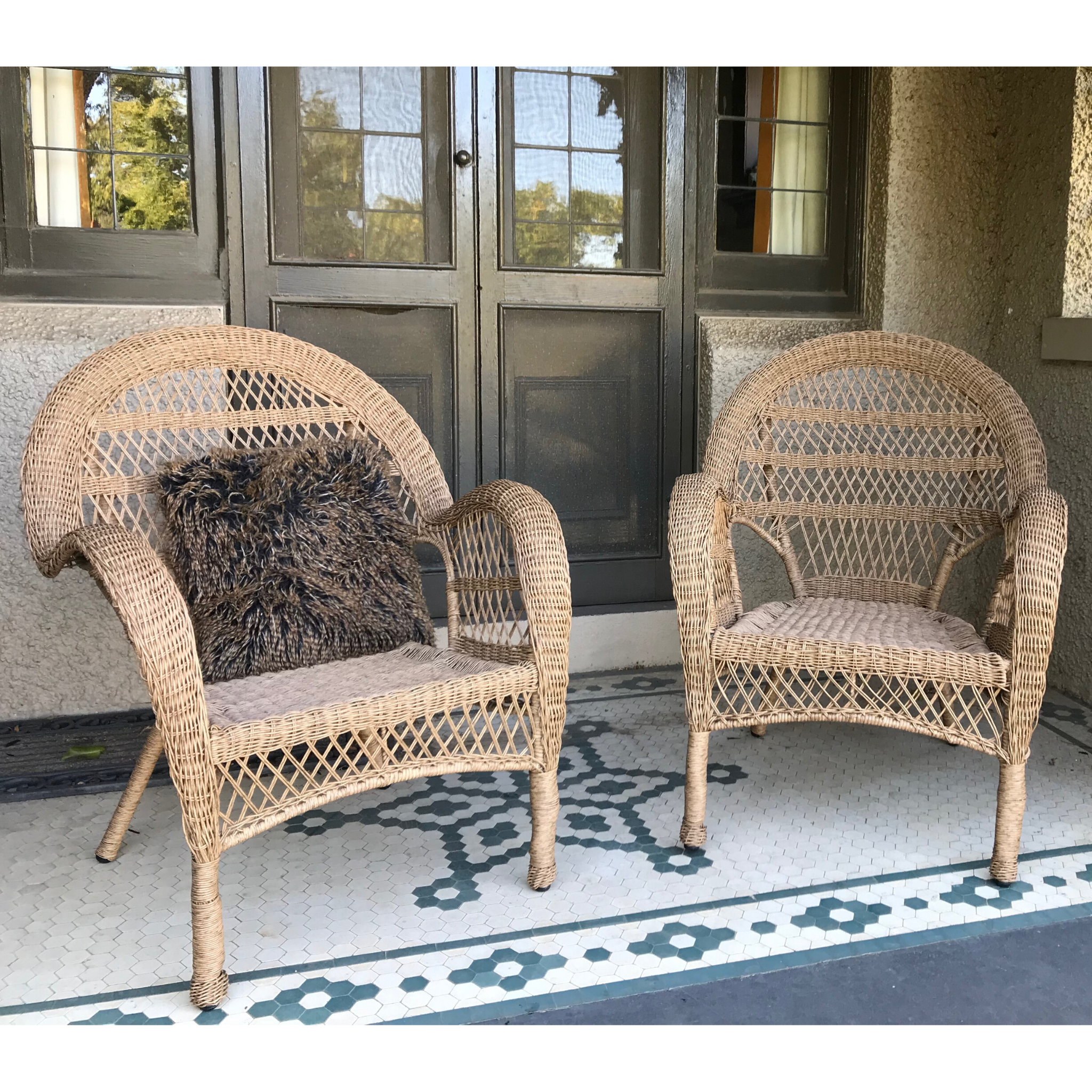 Province Poly Wicker Cane Weatherproof Outdoor chair