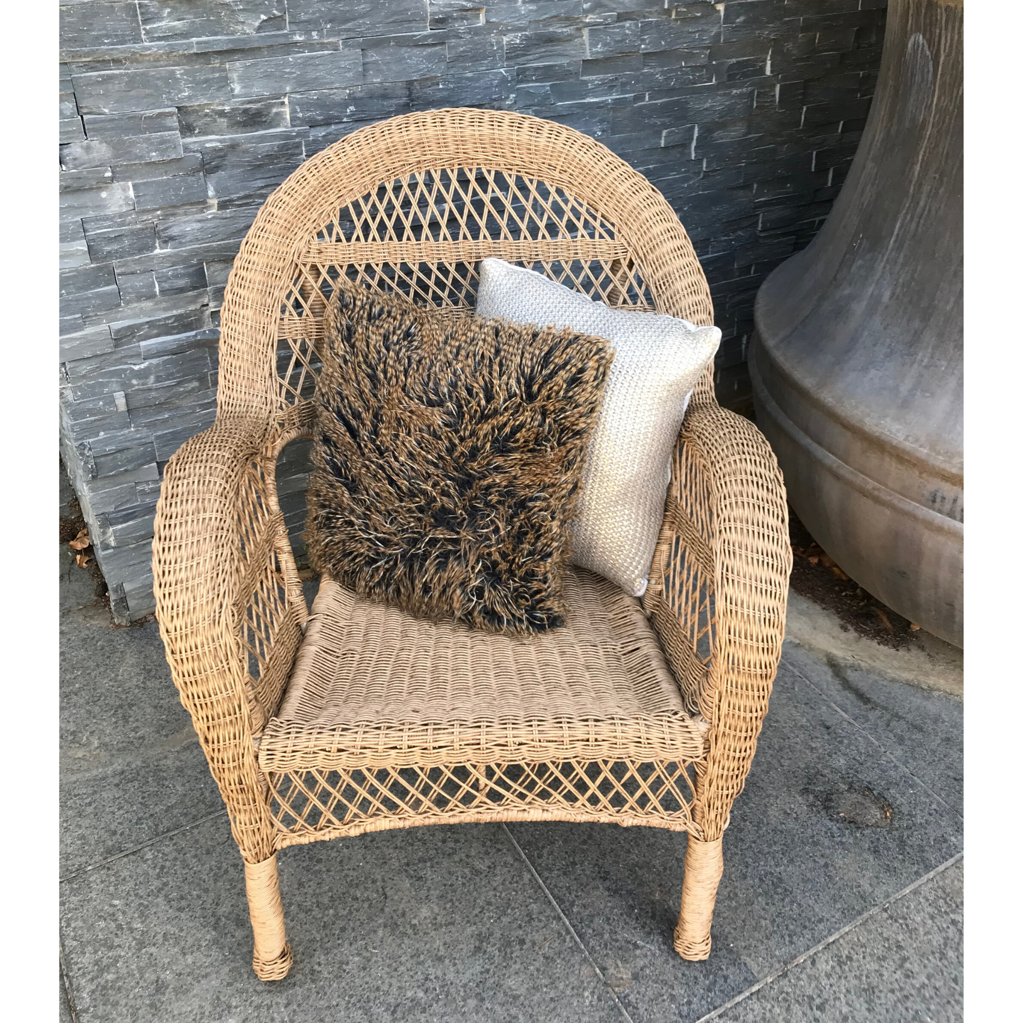 Province Poly Wicker Cane Weatherproof Outdoor chair