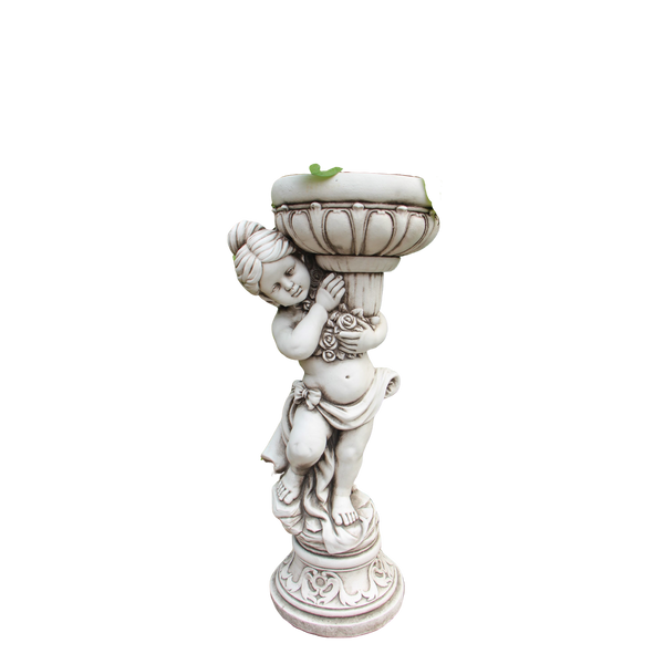 Statue - Girl Flower Pot Plant Holder 