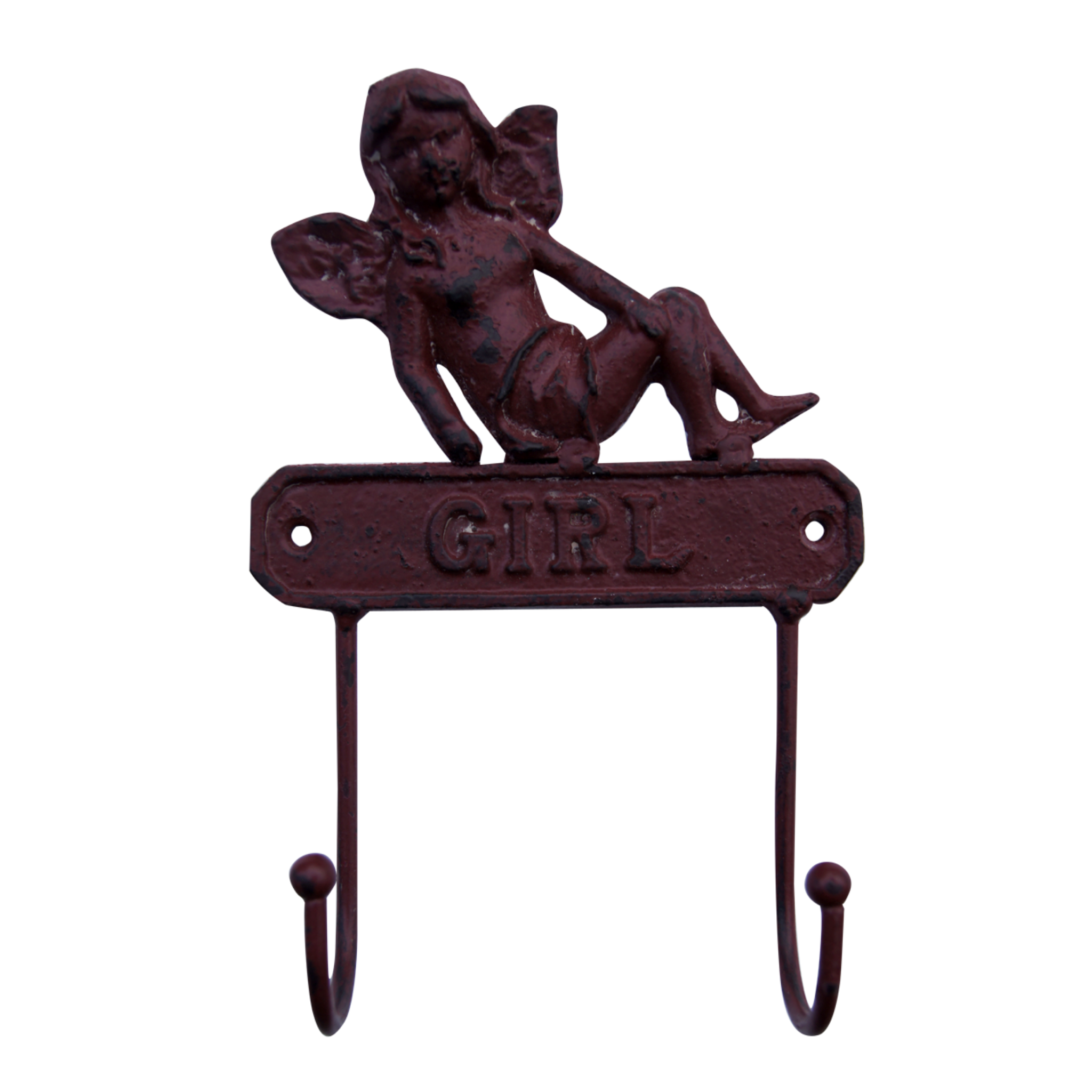 Cast Iron Girl Wall Hooks