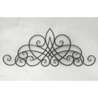 Metal Abstract Wall Decor - Decorative Antique Dark Brown  
