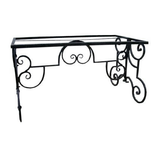 Dining Table base, made from wrought iron, heavy duty