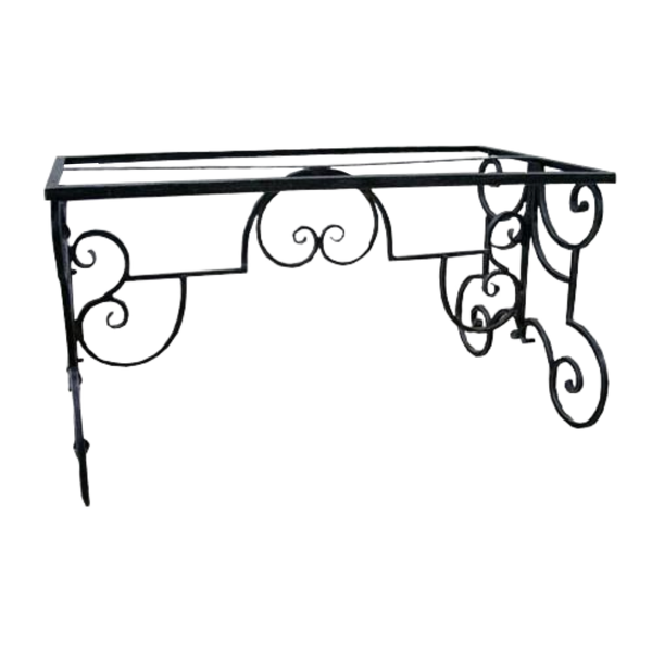 Dining Table base, made from wrought iron, heavy duty