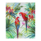 Painting Tropicana Print Artwork Stretched Wood Frame