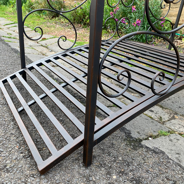 Bridge Pedro Foot Bridge Metal Rustic Brown