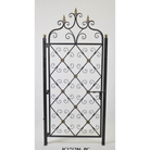 Garden Gate, Metal Decorative Ornamental Single with Posts