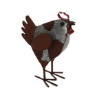 Metal Chicken Art Sculpture