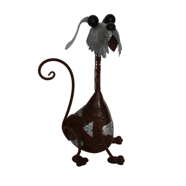 Metal Dog Art Sculpture 