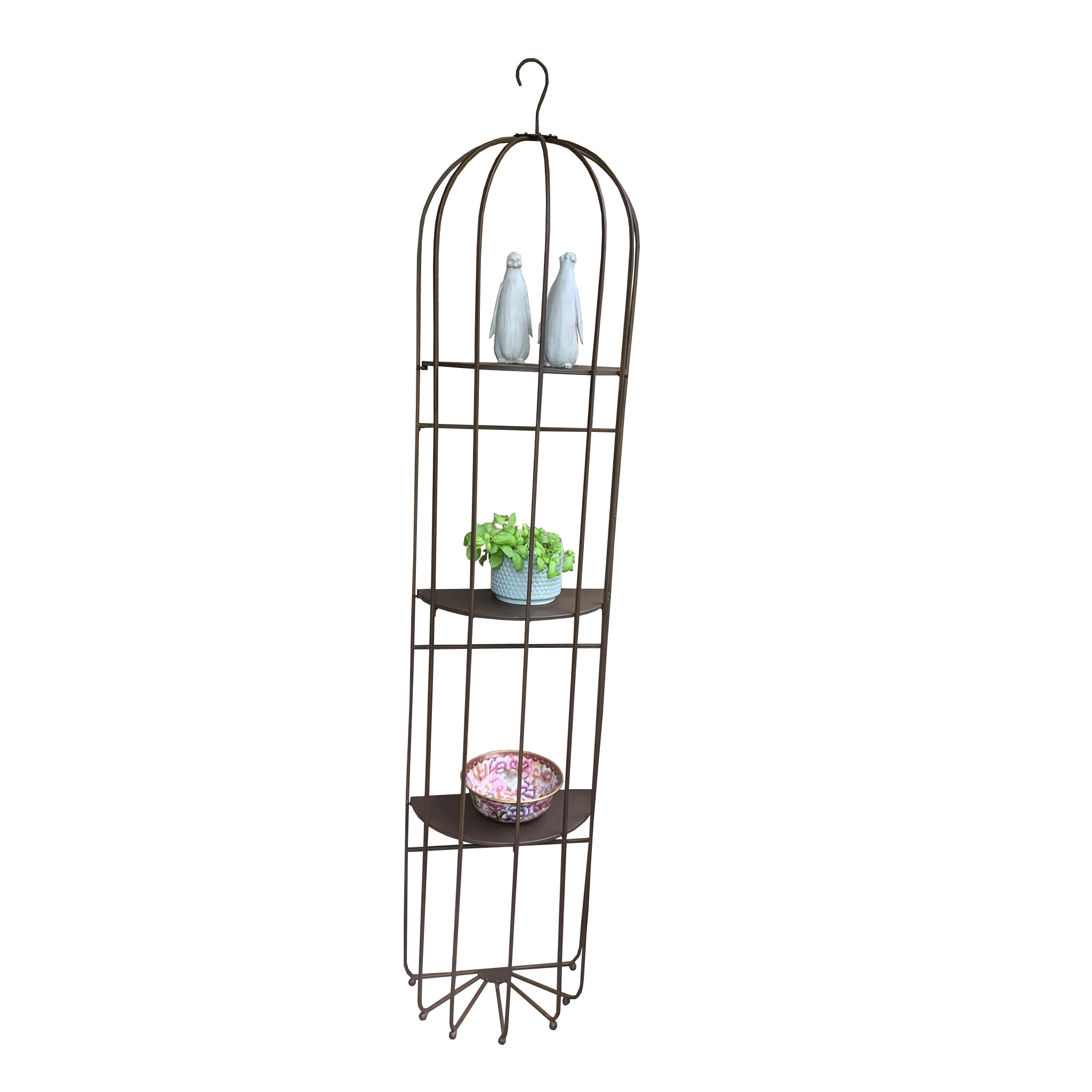 Wall Metal Hanging Decorative Display Shelf