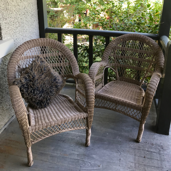 Province Poly Wicker Cane Weatherproof Outdoor chair