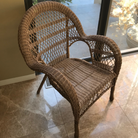 Province Poly Wicker Cane Weatherproof Outdoor chair