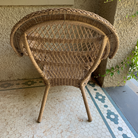 Province Poly Wicker Cane Weatherproof Outdoor chair