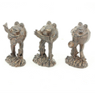 Statue - Frog Playing Guitar with 2 other frogs playing the accordion and the trumpet