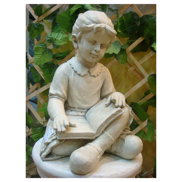 Statue - Girl Reading in the garden