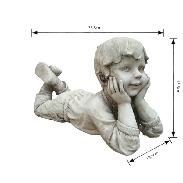 Statue - Boy Thinking