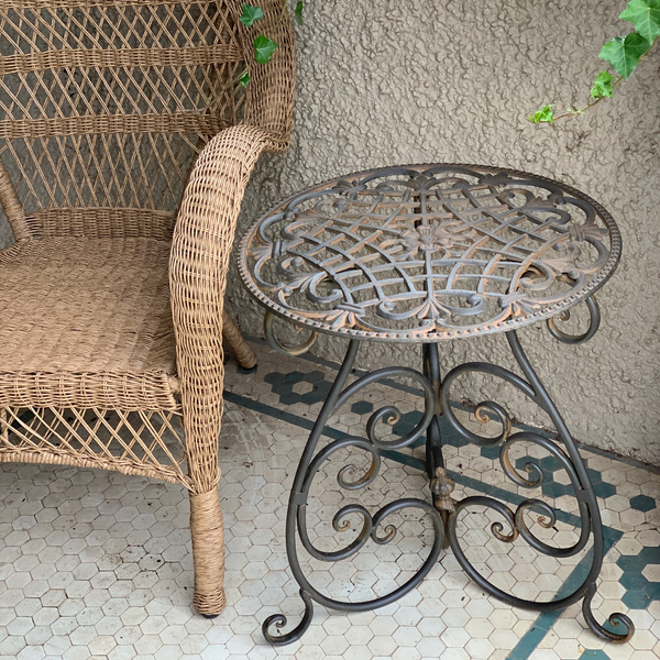 Metal Side Table - Tango Vintage Antique