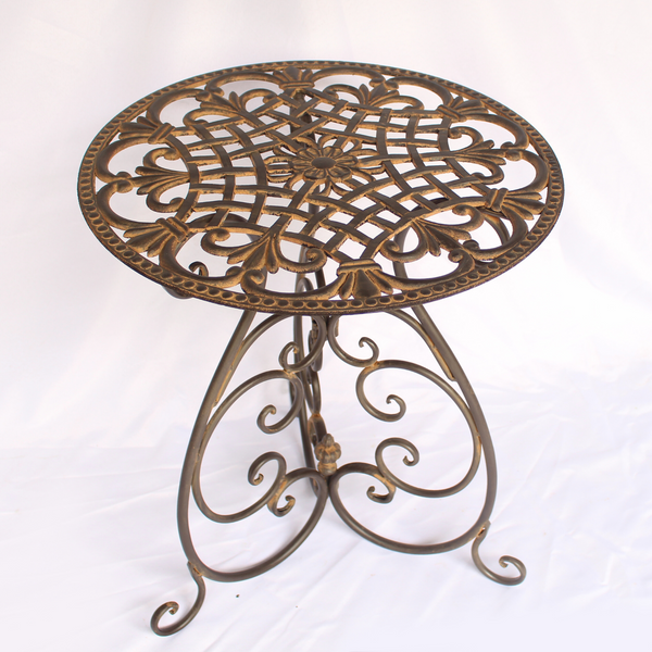 Metal Side Table - Tango Vintage Antique