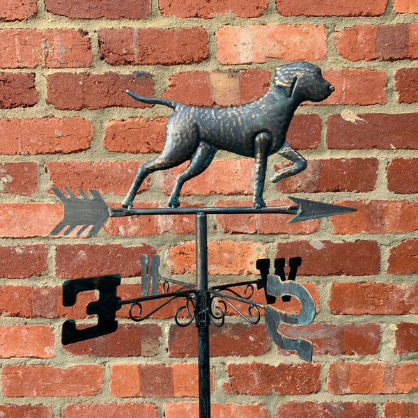 Weathervane Metal Dog 44x41x183 cms