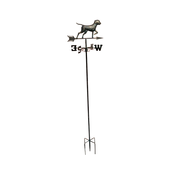 Weathervane Metal Dog 44x41x183 cms